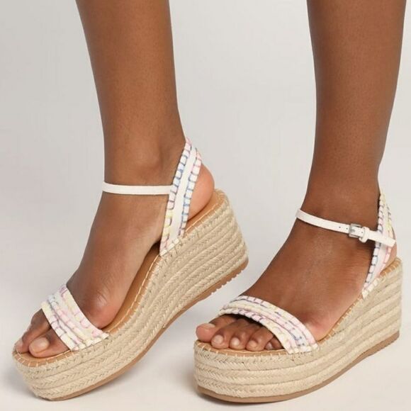BRAND NEW SPLENDID LIZZY PLATFORM ESPADRILLE WEDGE SANDAL - Picture 16 of 16